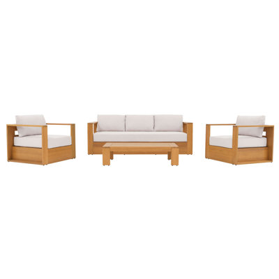Emmett 5 - Person Outdoor Seating Group With Cushions