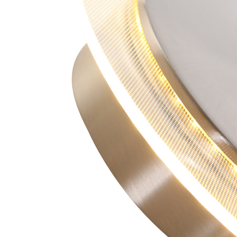Panos LED Flush Mount, Steel
