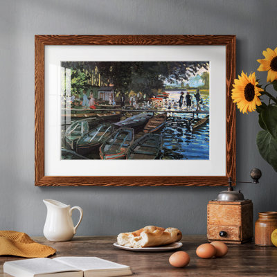 «Bathers At La Grenoullière» par Monet, reproduction d'art sur papier