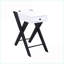 Blanc moderne Table basse noire avec port de charge USB & amp; Tiroir coulissant pour salon