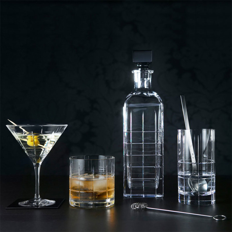 Street Crystal Martini Glass