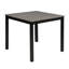 Ensemble de table 5 pièces à hauteur de comptoir avec 4 chaises, ensemble de table à hauteur de comptoir pour 4 avec chaises, ensemble de table à hauteur de comptoir en bois pour la cuisine, la salle à manger, gris clair et noir deux tons
