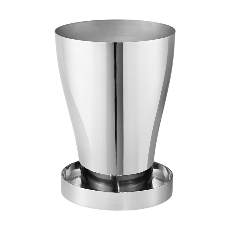 Terra Stainless Steel Pot Planter, 8.27" H x 6.77" W x 6.77" D