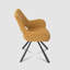 Picasso 45cm H Polyester Upholstered Metal Armchair-2118166797