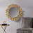 Gingko Leaf Round Wall Mirror