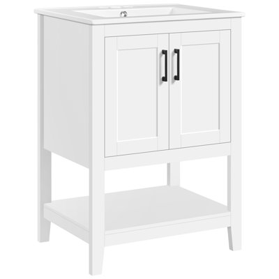 Meuble-lavabo simple 24 po avec plateau Jayelle
