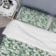 Green And White Camouflage Camouflage Duvet Cover-268438669