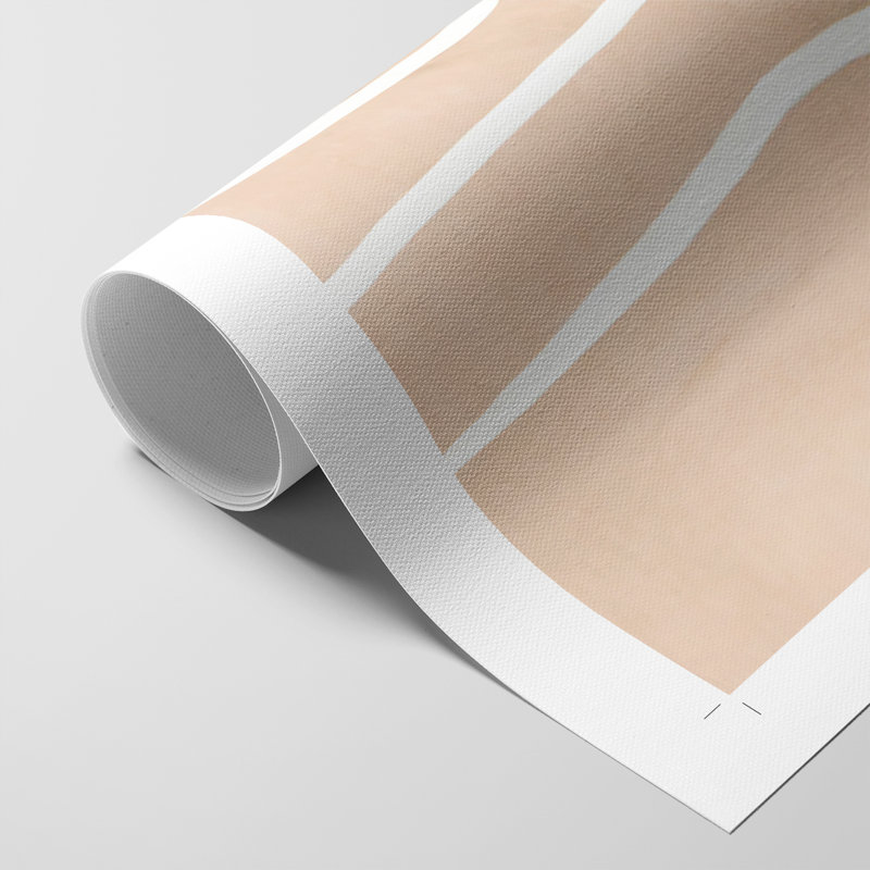 «Clean Contour I», impression sur toile seulement - non encadrée