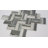 Ecoglassify 11.11 in. x 12.52 in. Herringbone Matte Glass Mosaic Tile-49137546