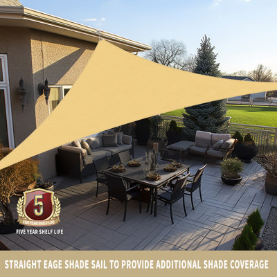 11'8" x 15'7" Triangle Shade Sail
