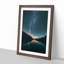 Milky Way Above a Lake in Italy in Abstract - Picture Frame Graphic Art Print-55739992-55739991