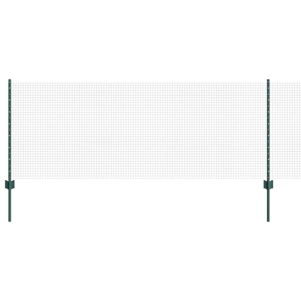 Vidaxl Fence With Posts Steel