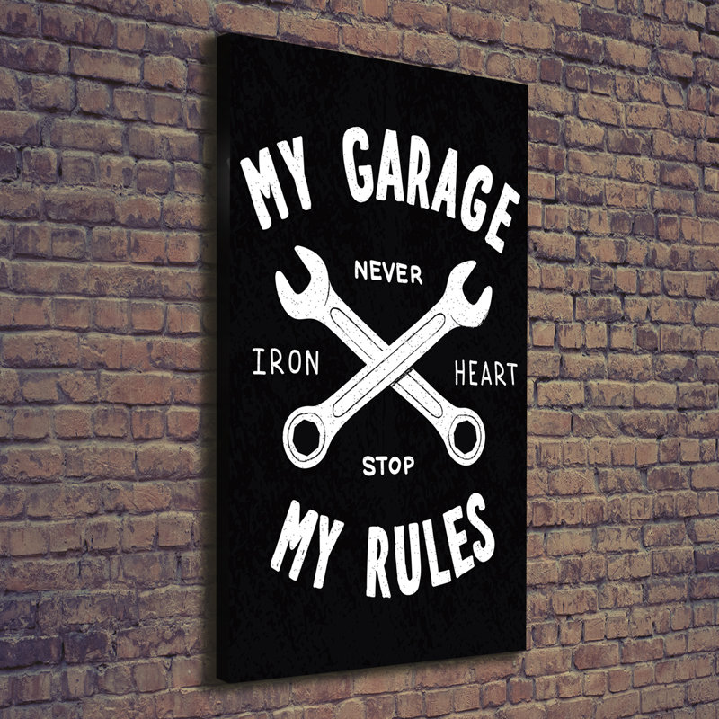 My Garage - Wrapped Canvas