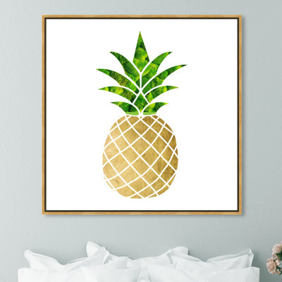 Fruits ananas - impression d'art graphique