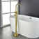 2 Handle Floor Clawfoot Tub Faucet with Diverter