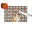 Boxer Christmas PoinsettIas Glass Cutting Board-119894515