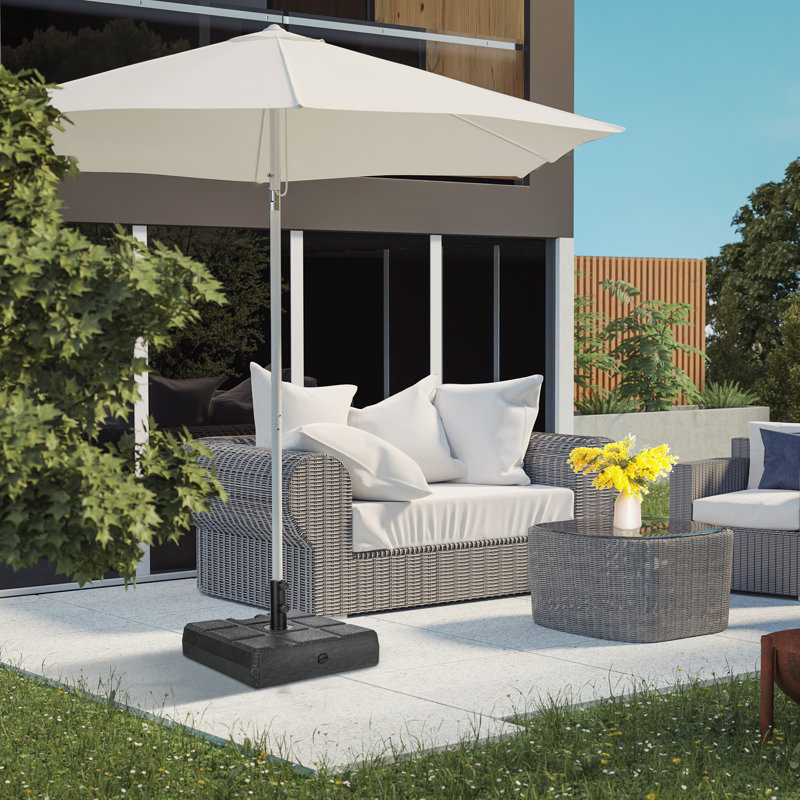 Briseyda 3.2kg Plastic Free Standing Umbrella Base