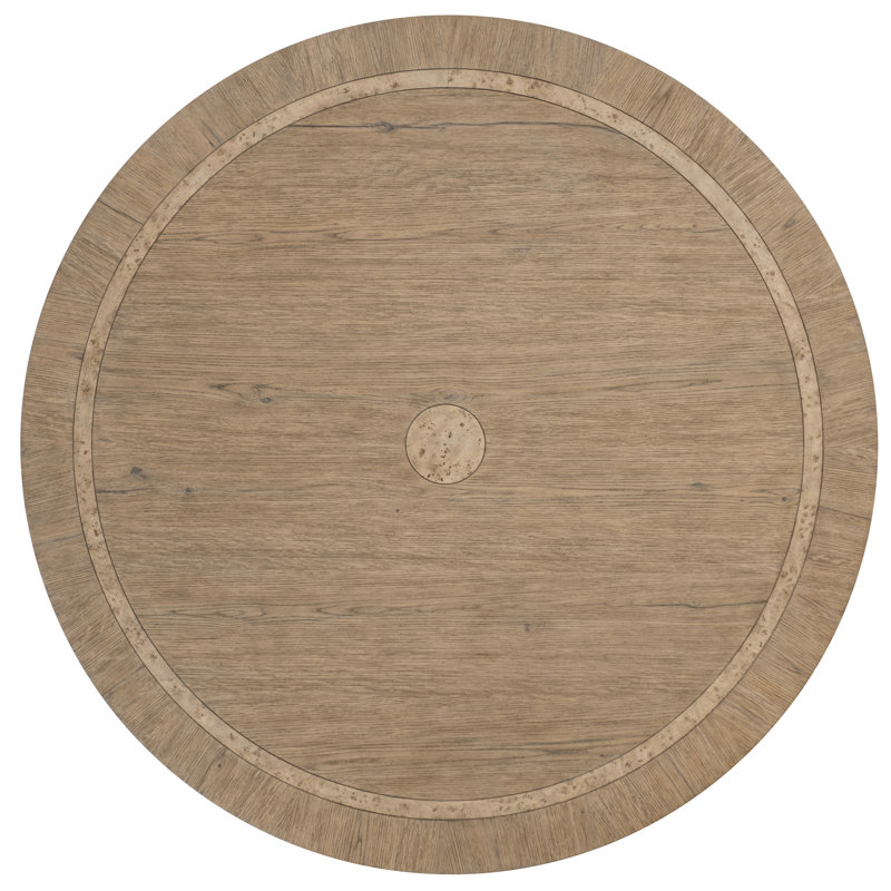 Monterey Round Solid Wood Dining Table, Hawthorne Light