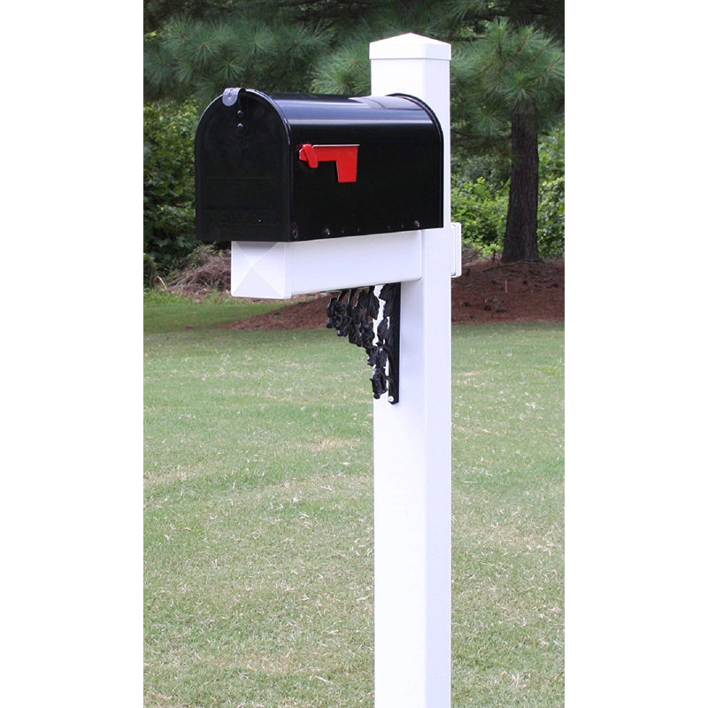 Reagan Post Mounted Mailbox