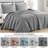 Lightweight Microfiber Reversible 3 Piece Coverlet / Bedspread Set-1754657136-1754657167