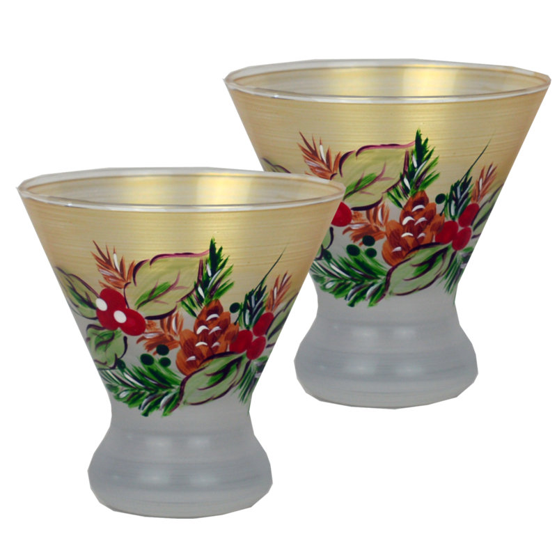 Verre martini 7 oz pin cosmos Ducharme