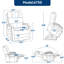 Fauteuil inclinable électrique Power Chenille avec double moteur, position infinie, massage thermique et accoudoirs en bois massif pour un maximum de 350 lb-645043985
