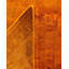 Tapis orange nouvel âge 6 pi 1 po x 9 pi Corline