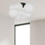 Plafonnier blanc opale Clarksdale 120 W-1547595859