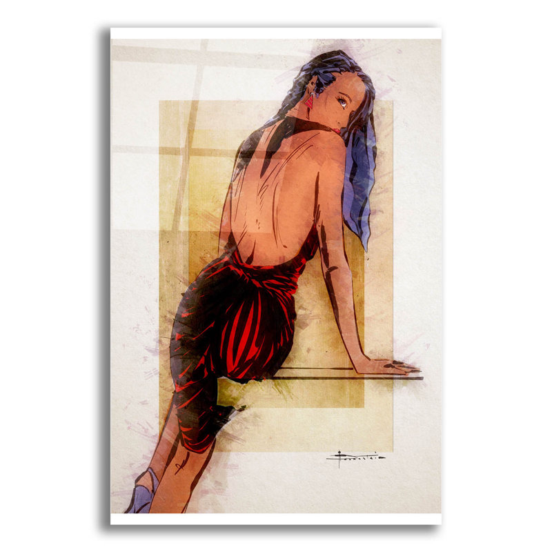 «The Look» par TM Borenstein, H 24 po x l 16 po