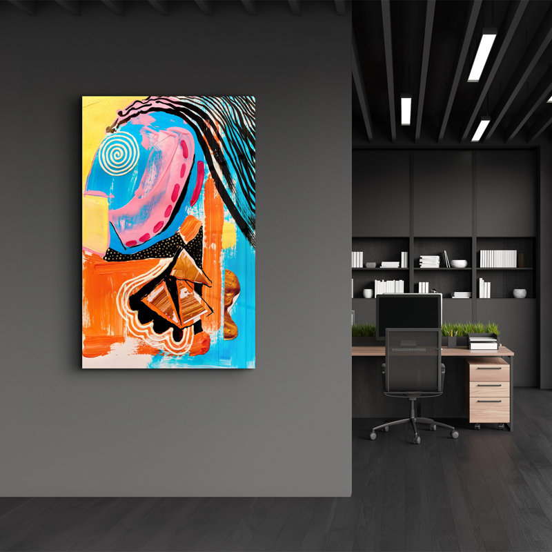 Elegant Tempered Glass Wall Art Painting, 13.8 x 21.7 inches | 100% Tempered Glass, Thickness: 0.16 inches | UV Printed for Vibrant Colors | Perfect for Home Decor, Living Room, & Office Spaces