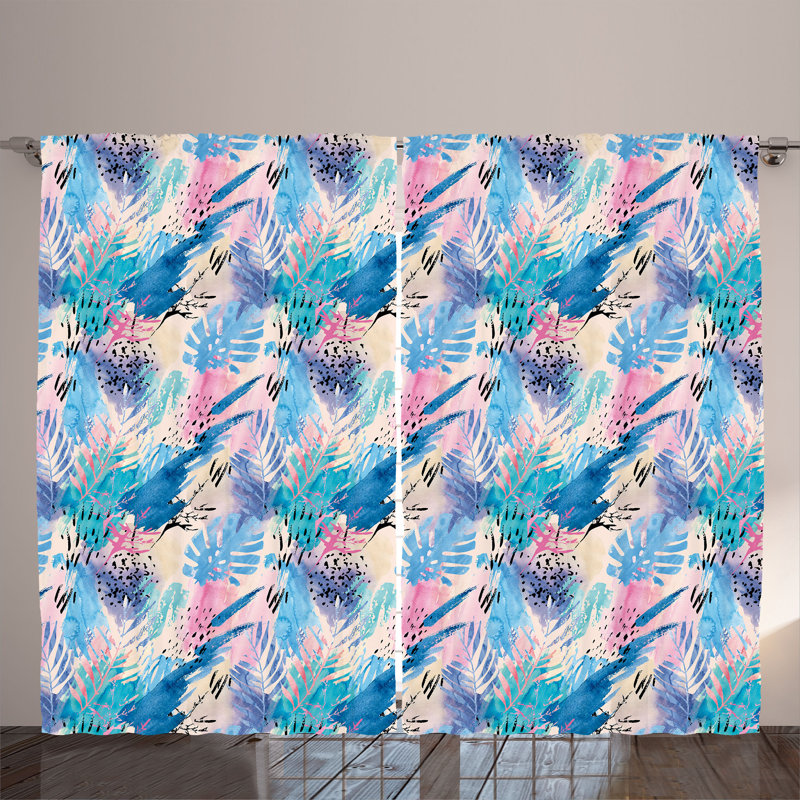 Semi Sheer Curtain Pair