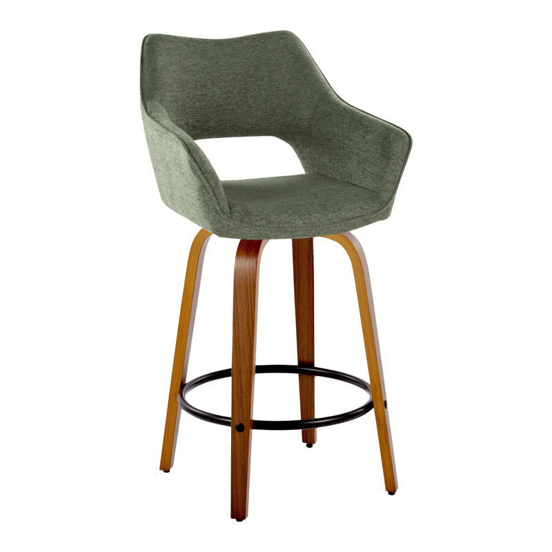 Tabouret de comptoir contemporain, Vert