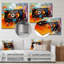 Caméra colorée colorée Insta Gram I - cassettes, art mural en métal-1313949637