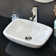 AA Warehousing 11.9'' White Stone Rectangular Bathroom Sink