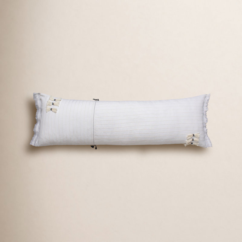 Linen Bolster Pillow Cover & Insert