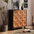 Vintage Solid Wood 9-Drawer Accent Chest