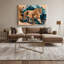 «Big Cats Mountain Mountain», art mural sur toile brune-1352162396