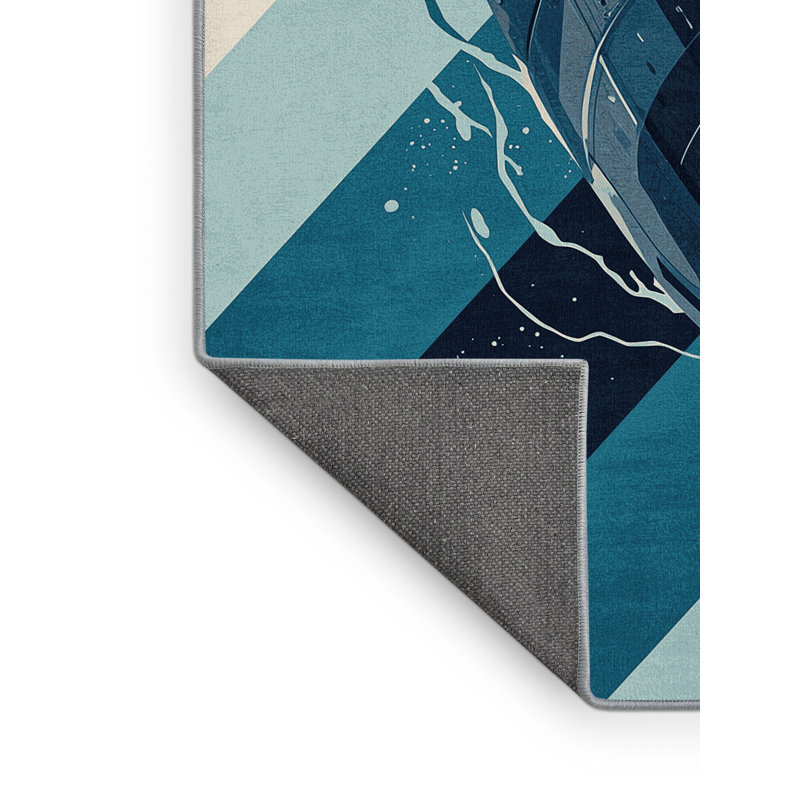 Tapis gris Soft Softh Edingworth Submarine, 8 x 12