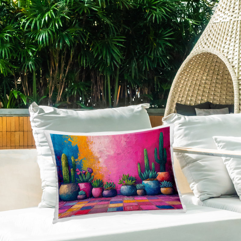 Coussin d'extérieur imprimé Modern Cottus par Imagine It Images
