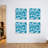 Dark Rings 4-Piece Framed Canvas-19140283