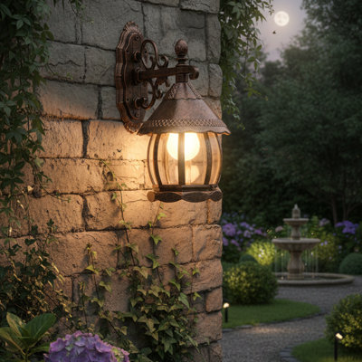 Aurelius 16" Traditional Outdoor Wall Lantern Sconce