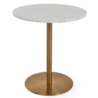 Ares End Table Marble Top