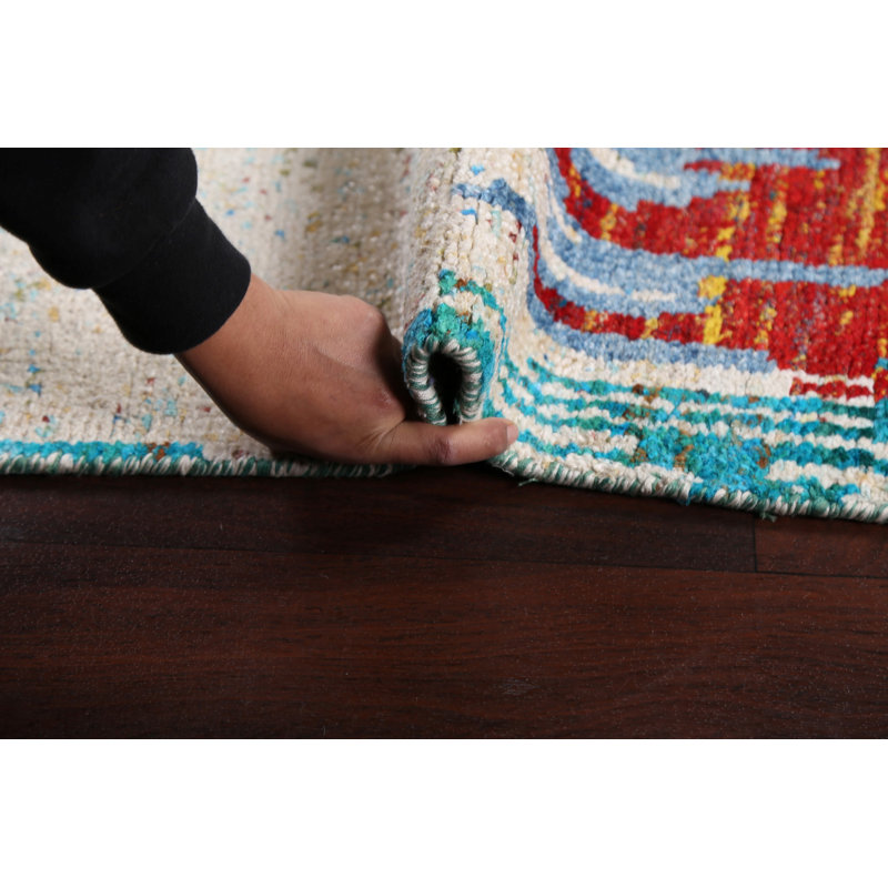 One-of-a-Kind 4'11" X 7'8" New Age Area Rug in