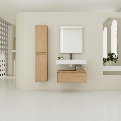 Meuble-lavabo 30 po avec lavabo en résine
