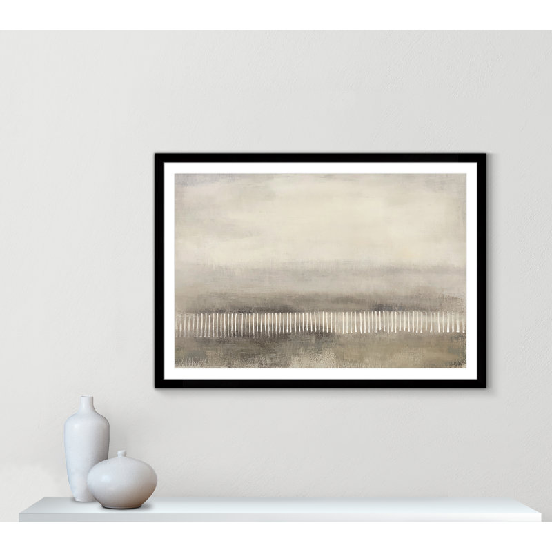 Équilibre équilibré I - Version paysage par Irena Orlov, L 55 po x H 39 po, Imprimé mat, Noir satiné