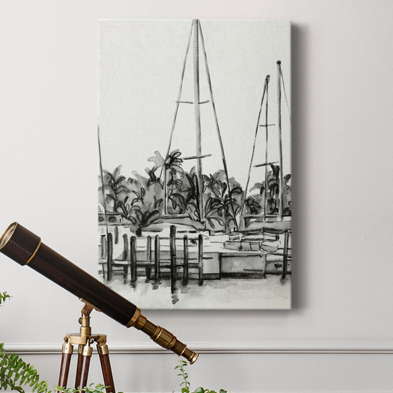Neutral Tropics I - impression sur toile tendue, H 48 po x l 32 po x P 1 po