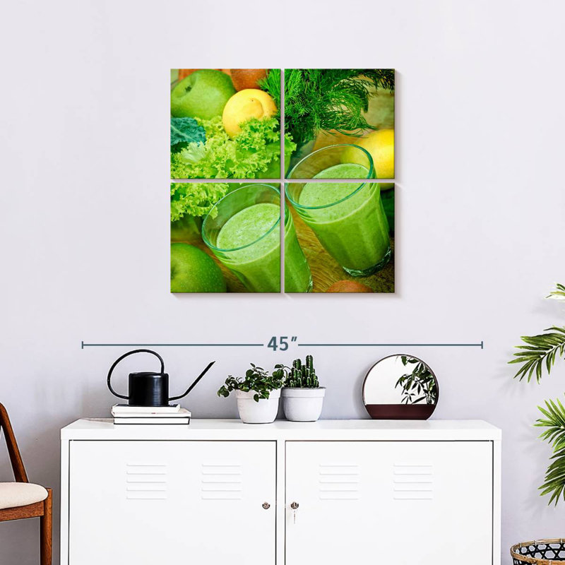 Smoothies verts Yarlin, H 26 po x l 26 po