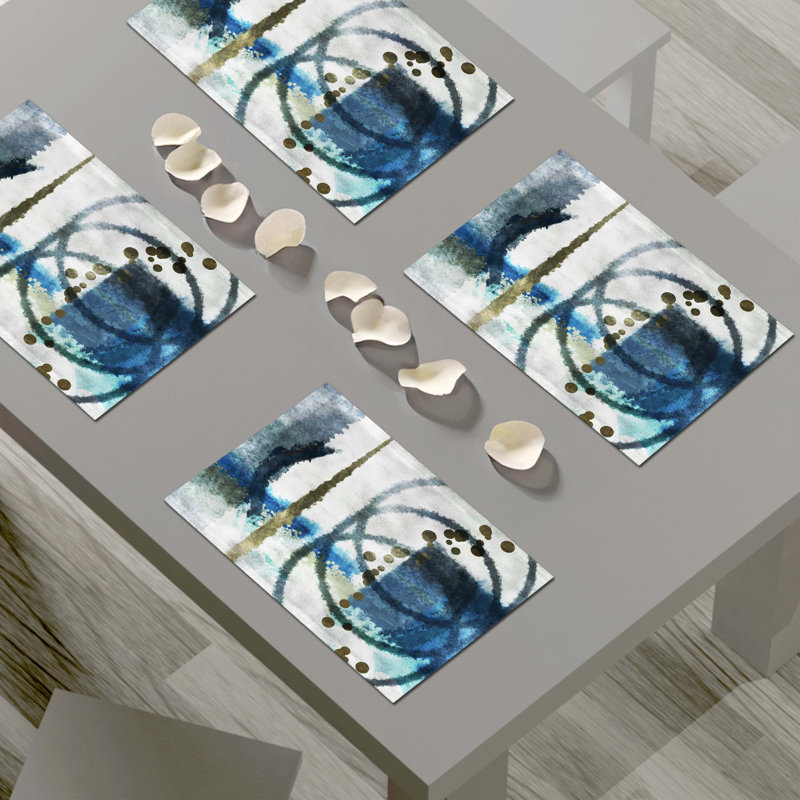 Napperon abstrait en polyester