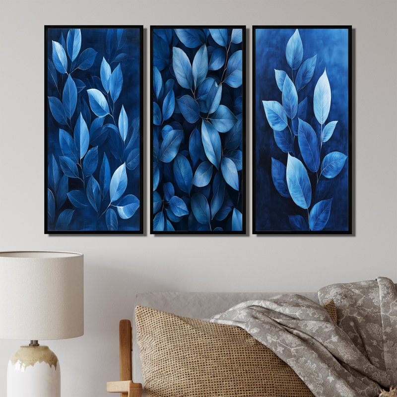 Collection de décorations murales traditionnelles Echoes Of The Forest, H 32 po x l 48 po, Impression encadrée flottante