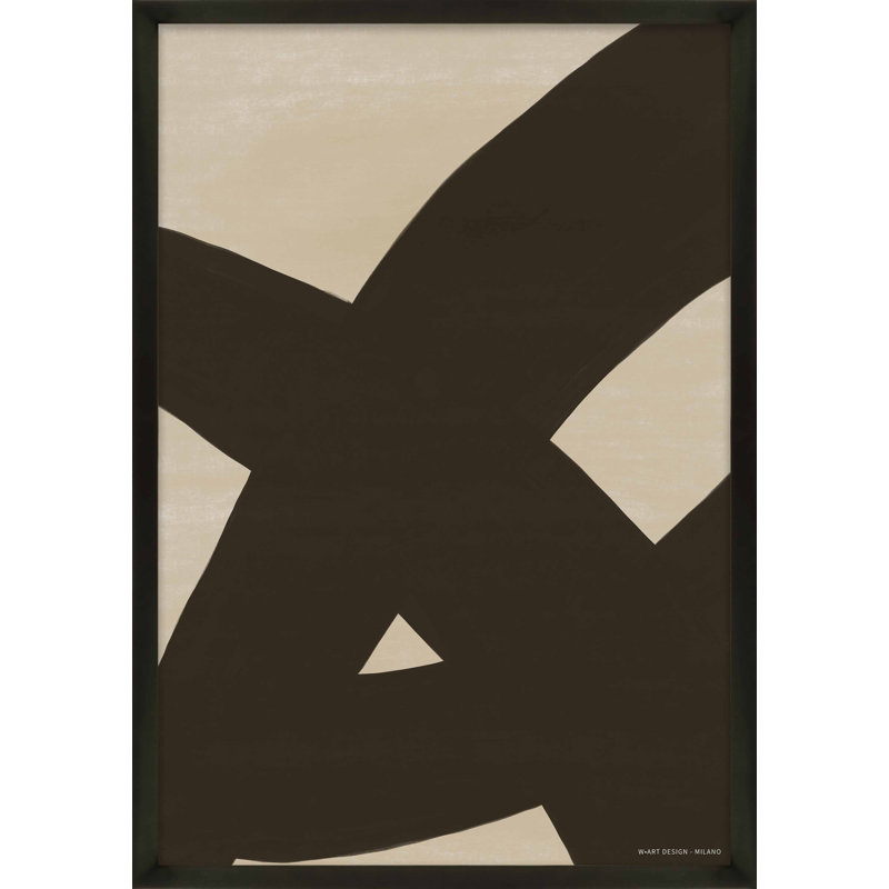 Form & Fusion 2 Print by Romina Gadler, Black Framed Paper, 20" H x 14" W x 1.25" D